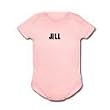JILL - Name-Series - White, Blue or Pink Onesie / Baby T-shirt