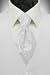 Tuxedo Vest - White Solid Satin with Coordinating Tapestry Tie