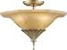 Trump Home Central Park 3 Light Semi Flush With Embedded Crystal By ELK Lighting 3825...