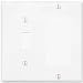 Leviton 80405-W 2-Gang 1-Toggle 1-Decora/GFCI Device Combination Wallplate, Standard Size, Thermoset, Device Mount, White