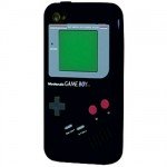 Coque Silicone Iphone 4 Game Boy Noire