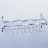 24W Chrome Wall Rack