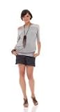 Jules  Jim Maternity : Off the Shoulder Top - Grey