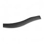 3M Gel Antimicrobial Thin Wrist Rest for Ergonomic Keyboards, Blk Leatherette