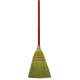 UNISAN Lobby/Toy Broom, Corn Fiber Bristles, 39 Inch Wood Handle, Red/Yellow (951T)