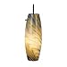 Vaxcel Lighting - PD30108SN: Milano Mini Pendent Satin Nickel Taffy Swirl Glass