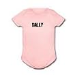 SALLY - Name Series - White, Blue or Pink Onesie / Baby T-shirt