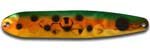 Warrior Lures Green Gobie 3 3/8" flutter fishing trolling spoon for salmon & walleye
