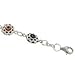Sterling Silver Evil Eye Multi-Color Flower