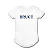 BRUCE - Name-Series - White, Blue or Pink Onesie / Baby T-shirt