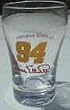 Bill Elliott # 94 Miniature Bell Shaped Coke or Shot Glass