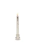 11O5N2gblwL. SL160  Pack of 12 Frosted Silver Flameless LED Christmas Taper Candles 8