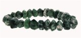 Faceted Free Form Bracelet - Green Spot Agate