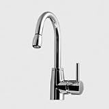 KWC 10.501.012.000 - Systema Deck Side Lever 8 Inch, - All Chrome Finish