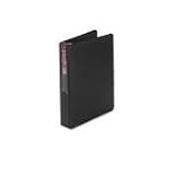 Office Products : Avery 27554 Durable Round Ring Reference Binder for 8-1/2 x 5-1/2 sheets, 2 capacity, Black