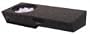 OBCON Single 10" Ford F150 '04-'11 Super Crew Cab Speaker Box (Driver side) With Labyrinth Power Port