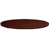 Basyx Round Conference Table Top, 42" Diameter, Mahogany