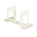 (Price/PR)Economy Bookends with Standard Base, 4-3/4w x 5-1/4d x 5h, Steel, Putty