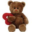 Everheart Ty Classice the Bear Holding Red Heart
