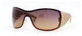 Christian Dior - Dior QUADRILLE/S 0QHS Rsegld/Crstal with Viol Brown