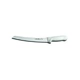 Review Russell Harrington  / Sani Safe Scalloped Curved Bread Knife. White handle. 10