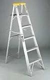 #428 Aluminum Step Ladder, 8 Foot, ANSI Type II DAD42808