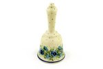 Polish Pottery Figurine Bell - Traditional Pattern - H0050B