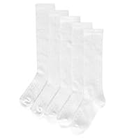 5 Pairs of Cotton Rich Long Pelerine Socks