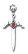 Crystal Dagger Alchemy Gothic Earring