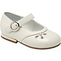 Infant Girls' Stride Rite Valerie MJ - Bone Pearlized Leather