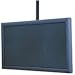 Str Col Ceiling Mount, Univ Sec Blk, with cp