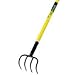 Mintcraft 31901 Cul-f 4-tine Long Fiberglass Handle Cultivator, 5" Head