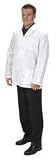 Condor 4TWC1 Lab Jacket, Mens, White, L