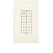 Smarthome 2486DLAL8 INSTEON KeypadLinc 8 Button Keypad Controller with Dimmer, Light Almond