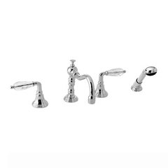 Tub Set W Handshower Polished Chrome