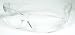 Condor 1FYX6 Safety Eyewear, Scratch Resist, Clear Lens