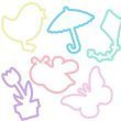 Silly Bandz 24Pack Springtime Shapes