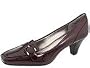 AK Anne Klein Falco | Women's Slip-on Dress Shoes Wine Synthetic Patent