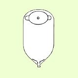 Nu-Hope Urinary Oval Post-Op Adult Pouch with Flutter Valve - Trim-To-Fit