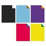 Pacon - Tandem Tones Poster Board, 14 pt., 22 x 28, Black/White, 25 Sheets Per Carton - Pack of 5