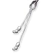 Sterling Silver Beads on 17 Chain Necklace - 17 Inch