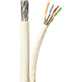 SCP Wire & Cable 500' White Siamese Combo Cable - CAT5e With RG-6 Quad Shield - Model HNC-1-WHITE 0500' - Spool