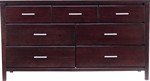 Modus Furniture Nevis 7 Drawer Dresser Espresso Finish