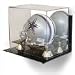 BCW Deluxe Acrylic Mini Helmet Holder Display - With Mirror & Wall Mount - Football Helmet, Goalie Mask, Racing Helmet - Sports Memoriablia Display Case - Sportscards Collecting Supplies
