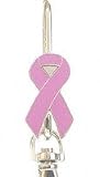 Pink Ribbon Key Clip/Finder for Purse