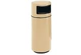 Tools & Hardware : Fiberglass Trash Container With Dome Top - 32 Gallon Capacity Tan