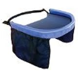 Travel Tray Car Seat Play Tray  - Includes 2 Attached Side Pouches - LIFETIME WARRANTY