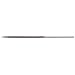 Nicholson Needle File with Handle, Swiss Pattern, Single Cut, Triangular