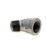 LDR 311 SE45-12 Galvanized 45 Degree Street Elbow, 1/2-Inch