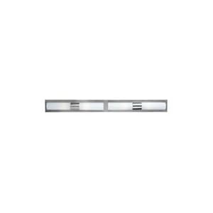 ET2 Lighting E53008-11 Cilandro 4 Light Bath Vanity Light in Satin Nickel with Matte White... by ET2 Lighting